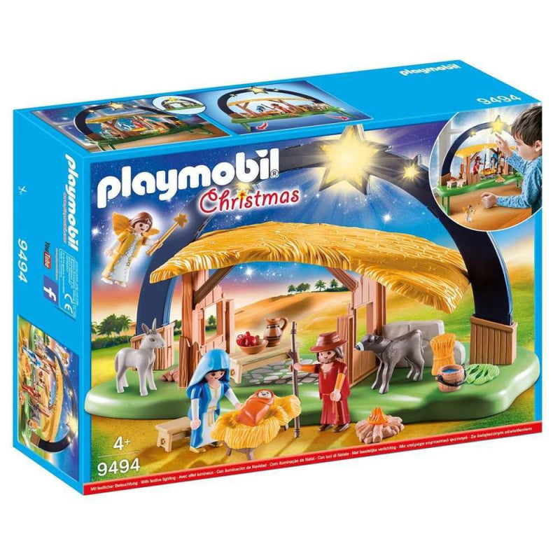 PLAYMOBIL Christmas Belén con Luz - 9494