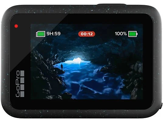 GoPro Hero 12, HyperSmooth, 27 megapixels, 5.3K, HDR, Sumergible hasta 10m, Cámara lenta, Negro