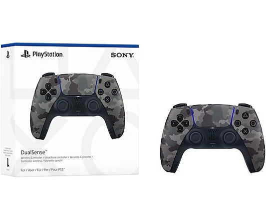 Mando PS5 - Sony Dualsense V2, Para PlayStation 5 y PC, Bluetooth, Retroalimentación háptica, Grey Camo