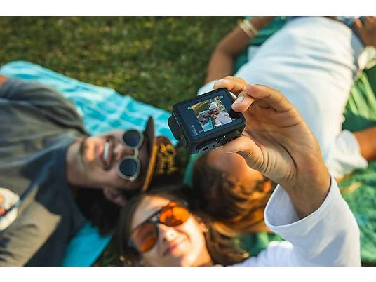 GoPro Hero, HyperSmooth 6.0, 4 K, 12 megapíxeles, Autonomía 1 h, Sumergible hasta 5m, Cámara lenta, Negro
