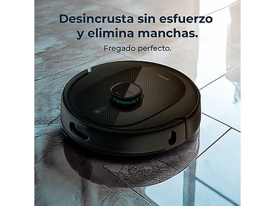 Robot aspirador - Cecotec Conga 9990 AI Spin Revolution Ultra Power Home, 4 en 1, Navegación láser, 10 kPa, 240 min, Base de autovaciado, Wi-Fi, Black