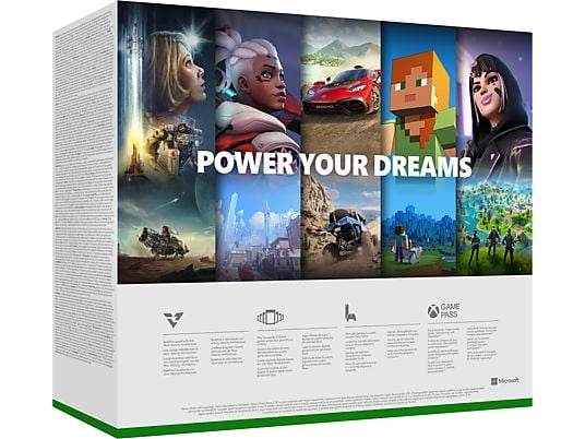 Microsoft Xbox Series S, 512 GB SSD, 1 Mando inalámbrico, Blanco