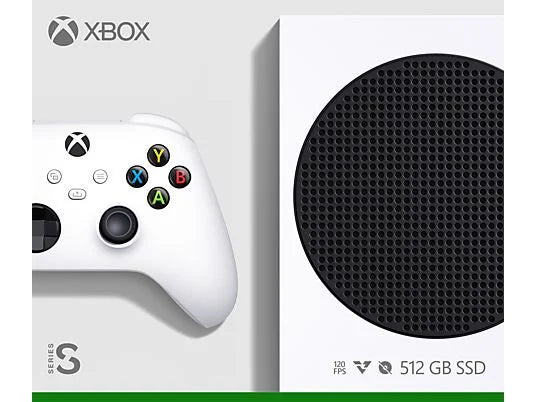Microsoft Xbox Series S, 512 GB SSD, 1 Mando inalámbrico, Blanco