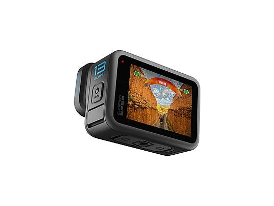 GoPro Hero13 Ultra Wide Edition, Sensor de 27 MP, Micrófono, Pantalla LCD frontal con Vista Previa, Sensor CMOS de 1/1,9", Negro