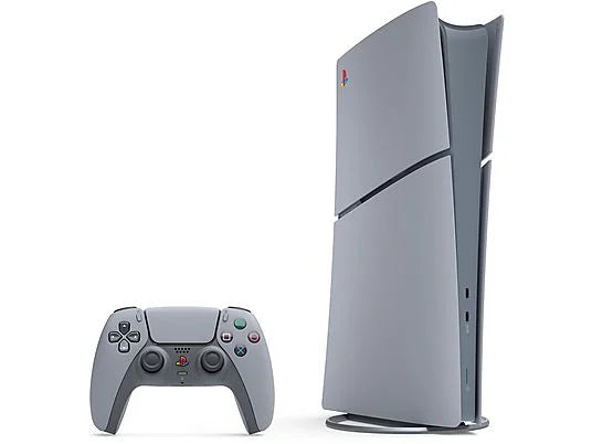 Consola PS5 - SONY PlayStation 5 Slim Digital Edition – 30th Anniversary Limited Edition Bundle, 1 TB, Gris