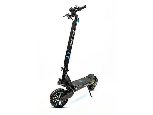 SMARTGYRO Crossover Dual Max LR C, Homologado DGT, Pot. máx. 1000 W, Carga máx. 140 kg, 60 km autonomía, 18,000 mAh, Negro