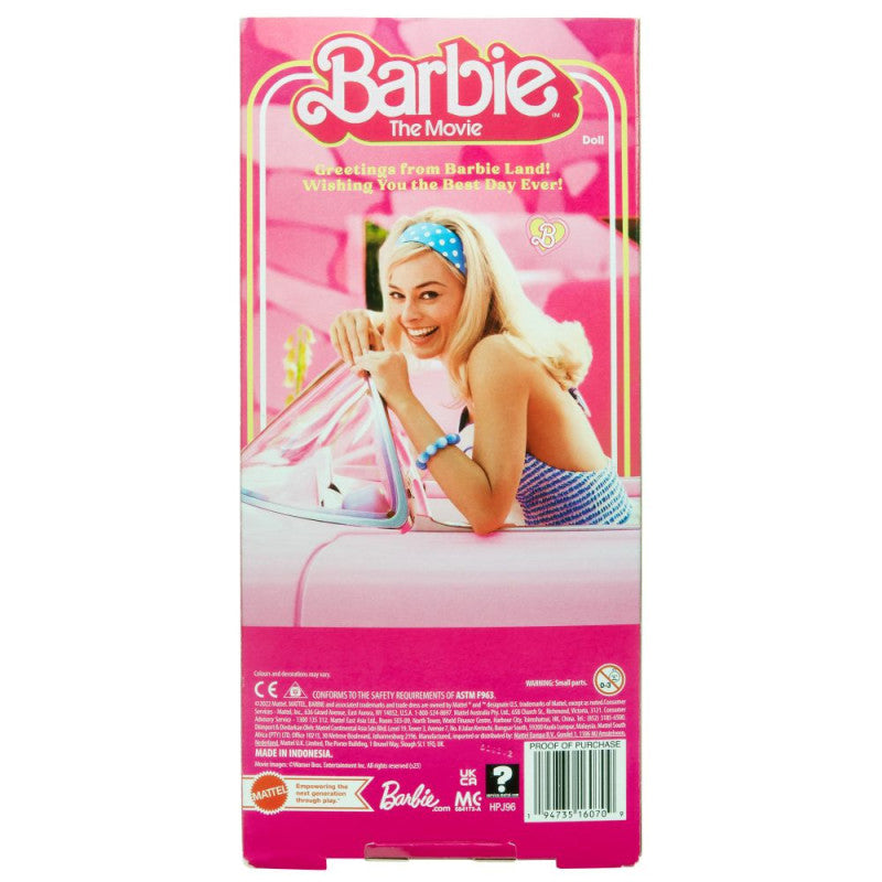 Barbie The Movie Muñeca Barbie Signature con Vestido Vintage a Cuadros