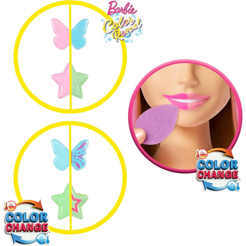 Barbie Totally Hair Color Reveal Busto de Muñeca Rubia