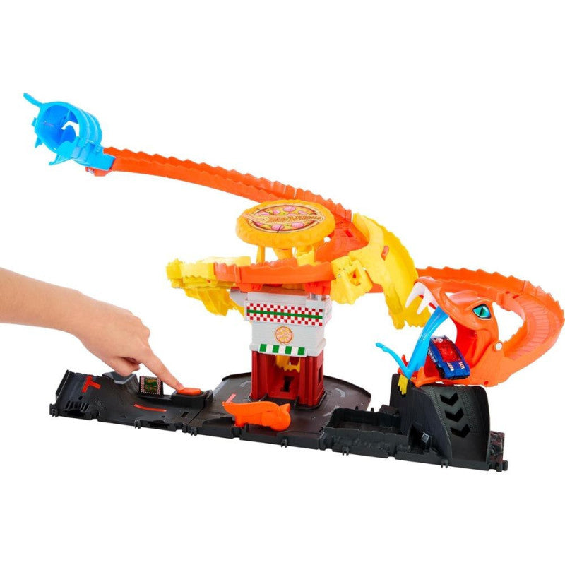 Hot Wheels City Ataque Pizza Slam Cobra