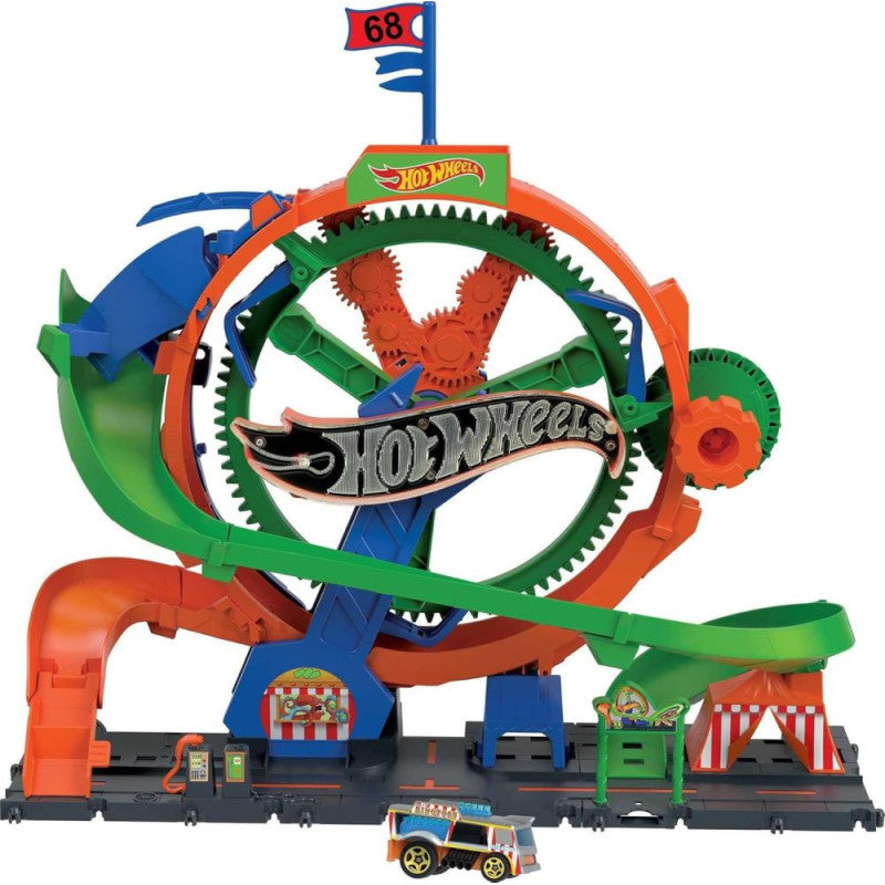 Hot Wheels City Rueda de la Fortuna Whirl