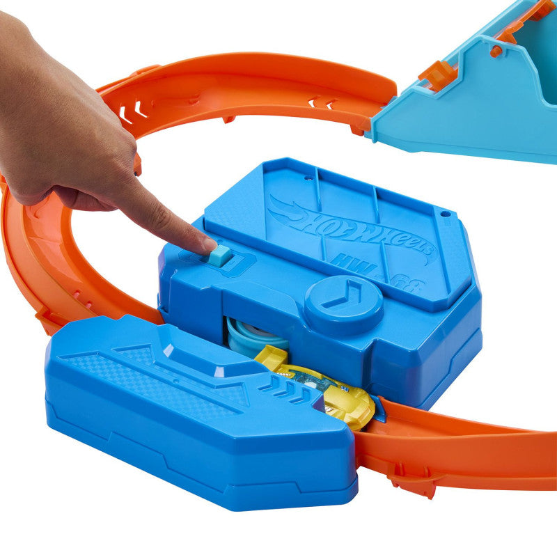 Hot Wheels Conjunto de Juego Circuito Supersalto de Track Creator con Coche