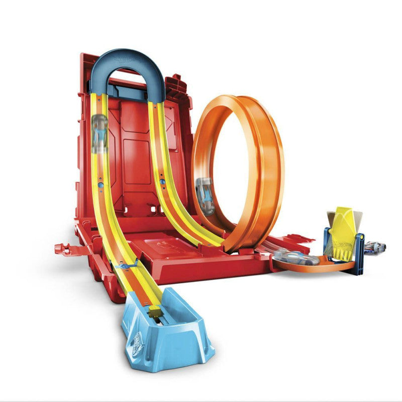 Hot Wheels Track Builder Bidón de Acrobacias