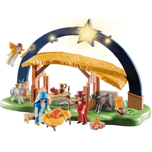 PLAYMOBIL Christmas Belén con Luz - 9494