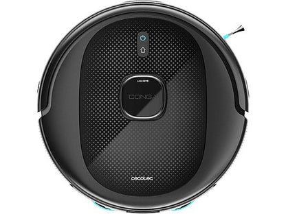 Robot aspirador - Cecotec Conga 9990 AI Spin Revolution Ultra Power Home, 4 en 1, Navegación láser, 10 kPa, 240 min, Base de autovaciado, Wi-Fi, Black