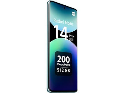 Xiaomi Redmi Note 14 Pro+ 5G, Azul ártico, 512 GB, 12 GB RAM, 6.67" AMOLED 1.5K, Snapdragon 7s Gen 3., 5110 mAh