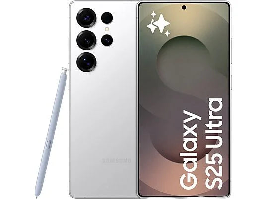 Samsung Galaxy S25 Ultra, Titanium Silver, 512 GB, 12 GB RAM, 6.9" WQHD+, Snapdragon 8, 5000 mAh, Android 15