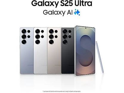 Samsung Galaxy S25 Ultra, Titanium Silver, 512 GB, 12 GB RAM, 6.9" WQHD+, Snapdragon 8, 5000 mAh, Android 15