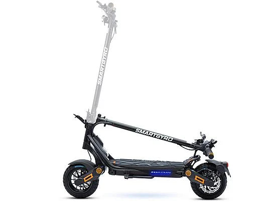 SmartGyro Rockway PRO EVO, Potencia máx. 1000W, Potencia Nominal 800W, Carga 120 kg, 15000 mAh, 25 km/h, Negro