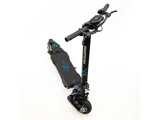 Smartgyro Crossover Dual Max 2, Potencia nominal 1000 W, Dual motor, Carga máx. 120 kg, 25km/h, Negro