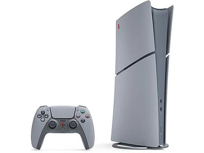 Consola PS5 - SONY PlayStation 5 Slim Digital Edition – 30th Anniversary Limited Edition Bundle, 1 TB, Gris
