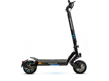 SMARTGYRO Crossover Dual Max LR C, Homologado DGT, Pot. máx. 1000 W, Carga máx. 140 kg, 60 km autonomía, 18,000 mAh, Negro