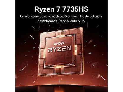 VANWIN NS3162R, 16,1 " WQXGA, AMD Ryzen 7 7735HS(Frecuencia máxima 4,75 GHz), 16 GB RAM, 512 GB SSD, Radeon™ 680M, Windows 11 Pro, gris