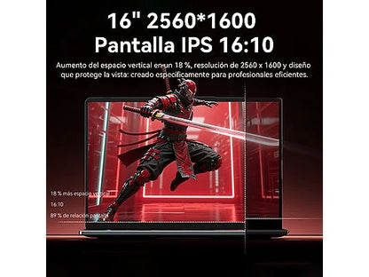 VANWIN NS3162R, 16,1 " WQXGA, AMD Ryzen 7 7735HS(Frecuencia máxima 4,75 GHz), 16 GB RAM, 512 GB SSD, Radeon™ 680M, Windows 11 Pro, gris