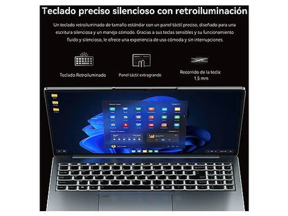 VANWIN NS3162R, 16,1 " WQXGA, AMD Ryzen 7 7735HS(Frecuencia máxima 4,75 GHz), 16 GB RAM, 512 GB SSD, Radeon™ 680M, Windows 11 Pro, gris