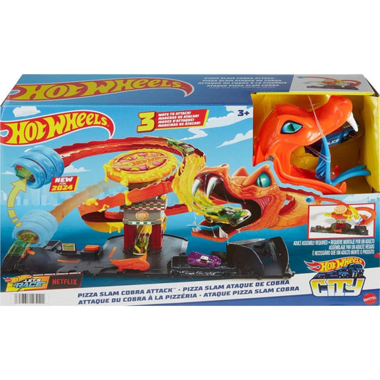 Hot Wheels City Ataque Pizza Slam Cobra
