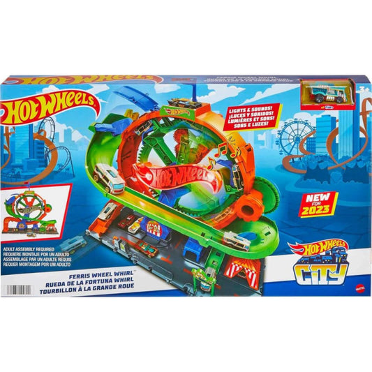 Hot Wheels City Rueda de la Fortuna Whirl