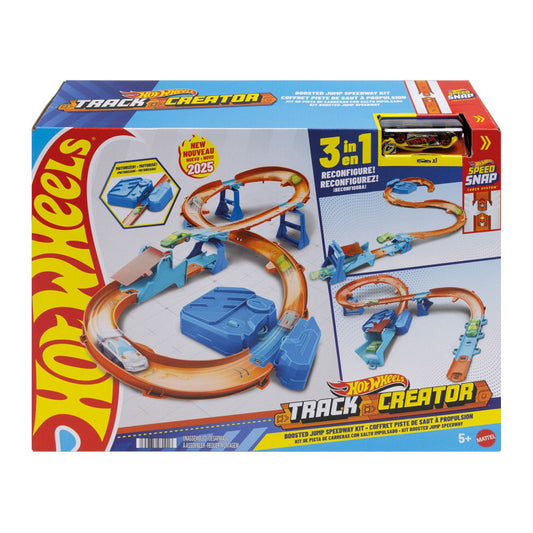 Hot Wheels Conjunto de Juego Circuito Supersalto de Track Creator con Coche