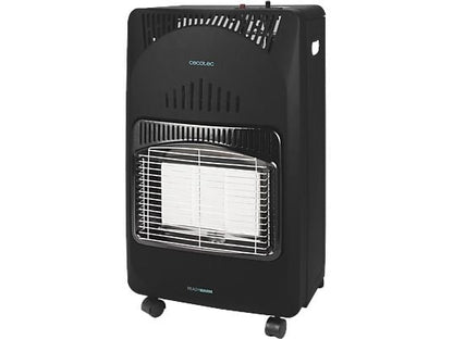 Cecotec Ready Warm 4000, Plegable,Potencia hasta 4.2 kW, Triple sistema de seguridad, Apto para bombonas de 15 kg