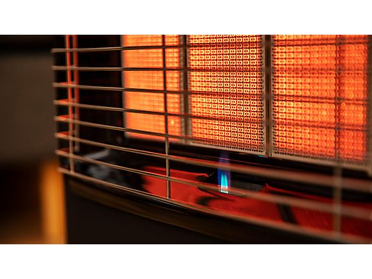 Cecotec Ready Warm 4000, Plegable,Potencia hasta 4.2 kW, Triple sistema de seguridad, Apto para bombonas de 15 kg